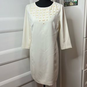 ANN‎ TAYLOR IVORY DRESS